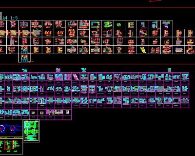 130个常用CAD施工节点详图下载