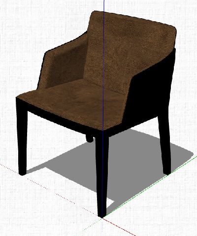 现代北欧家具餐厅椅子Sketchup模型